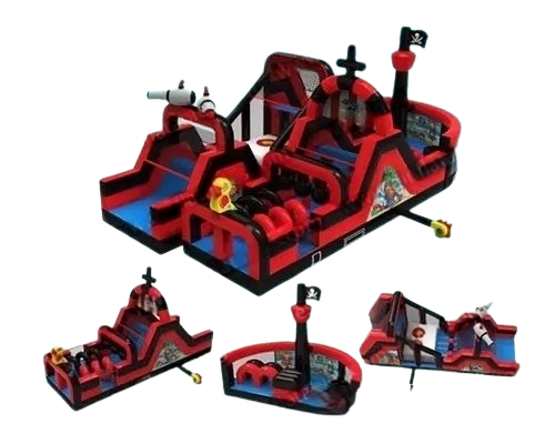 Vente château gonflable parcours pirate