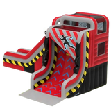 Vente château gonflable toboggan Mur warrior