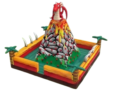 Vente château gonflable Mur d'escalade dragon