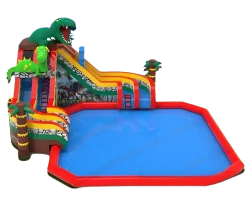 Vente château gonflable parc aquatique dinosaure