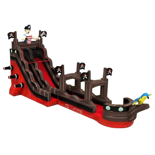 Vente château gonflable toboggan bateau pirate