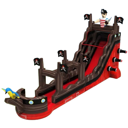 Vente château gonflable toboggan bateau pirate