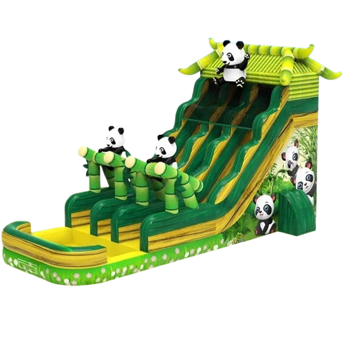 Vente château gonflable toboggan panda