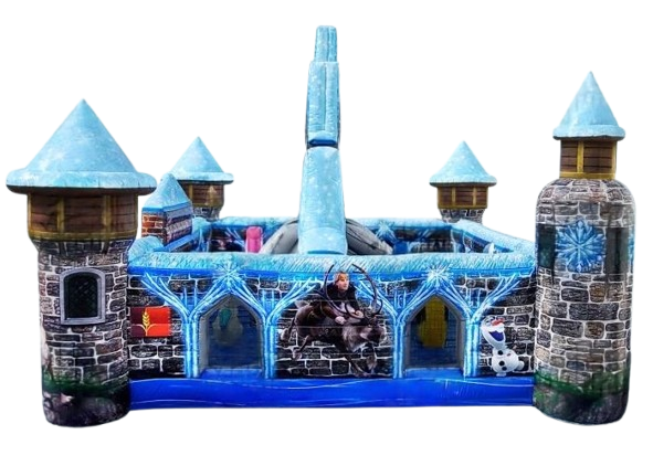 Vente château gonflable multiplay reine des neiges