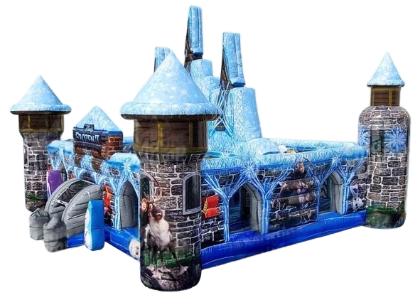 Vente château gonflable multiplay reine des neiges