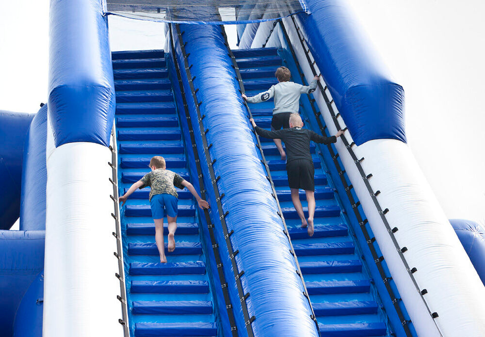Vente château gonflable toboggan aquatique Monster Blue extrême