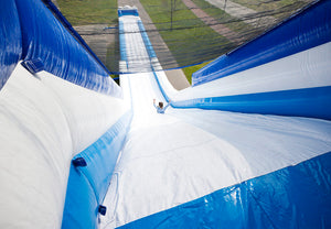 Vente château gonflable toboggan aquatique Monster Blue extrême
