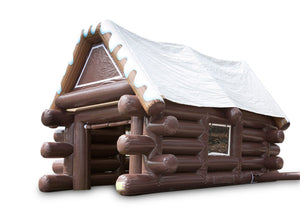 Location gonflable décoratif "chalet de montagne"