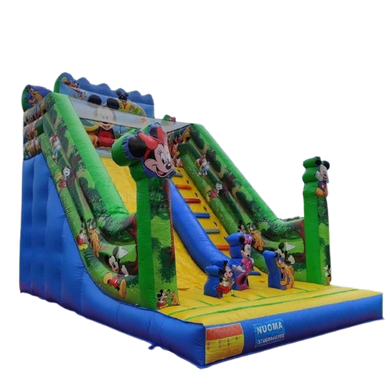 Vente château gonflable toboggan Mickey Mousse