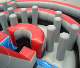 Vente château gonflable toboggan Montagne russes