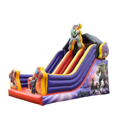 Vente château gonflable toboggan Avengers