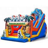 Vente Château Gonflable Toboggan "Jungle Madagascar"