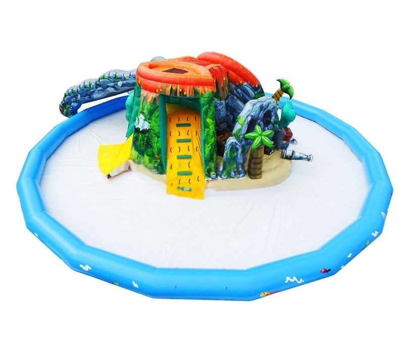 Vente château gonflable géant aquatique Island