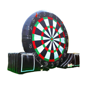 Location château gonflable FOOT FLÉCHETTE GÉANT 5,2M