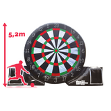 Location château gonflable FOOT FLÉCHETTE GÉANT 5,2M