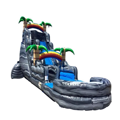 Vente château gonflable toboggan aquatique 